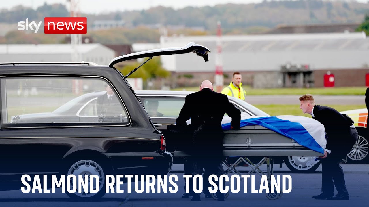 Alex Salmond: Former first minister's body returns to Scotland