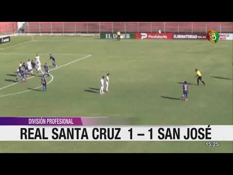 Resumen Bolivia Tv Real Santa Cruz 1 - 1 San Jose