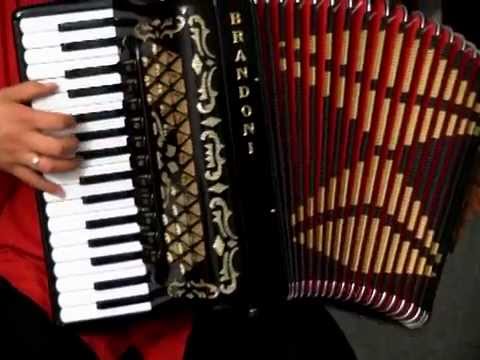 Akkordeon Brandoni Super Musette Mod. 68, Made in Italy Video Klangprobe