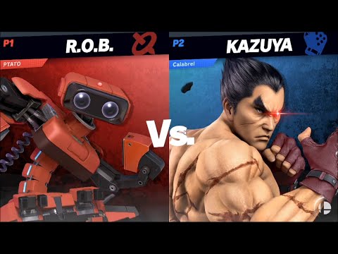 Calabrel (Kazuya) vs DarkP0tat0 (ROB) 2 - Smash Ultimate 13.0.1