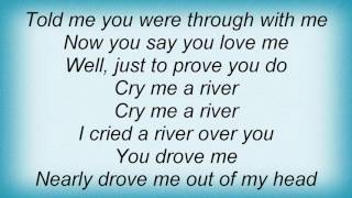 Ray Charles - Cry Me A River Lyrics