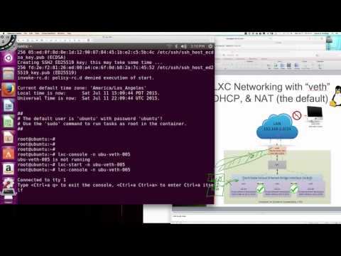 Linux Containers (LXC) Networking Deep Dive - Video 004 - LXC veth Adapters w/iptables Rules
