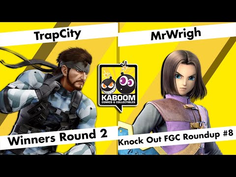 TrapCity (Snake, Mario) vs MrWrigh (Hero) - WR2 - Knock Out FGC Roundup #8
