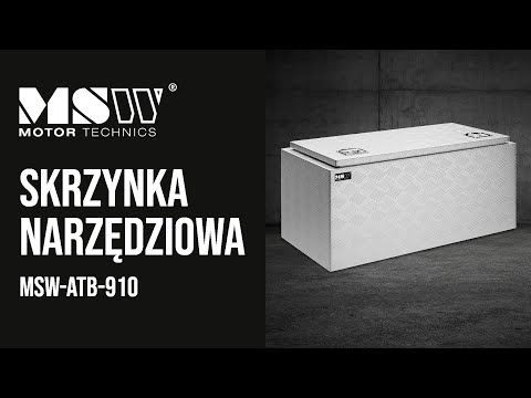 Video - Outlet Skrzynka narzędziowa - aluminium - 119 l - wodoodporna