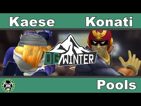 #DGW 16 - Kaese (Sheik) Vs. Konati (Cpt.Falcon) - Pools - Melee Singles