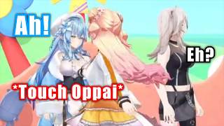 Nene Touches And Rates 5th Gen Member's Oppai【Hololive】
