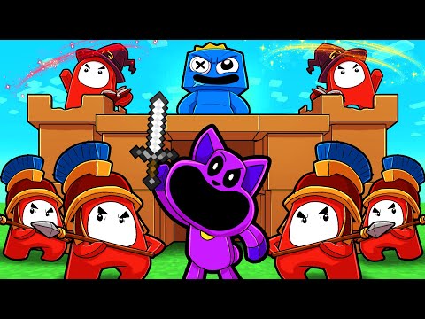 Build to Survive BLUB TOWER DEFENSE! (Catnap vs Blue)