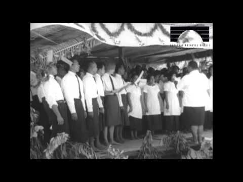 Opening of 'Tariag Sau' Building in Rotuma 1971