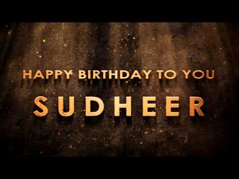 happy hirthday to u sudheer