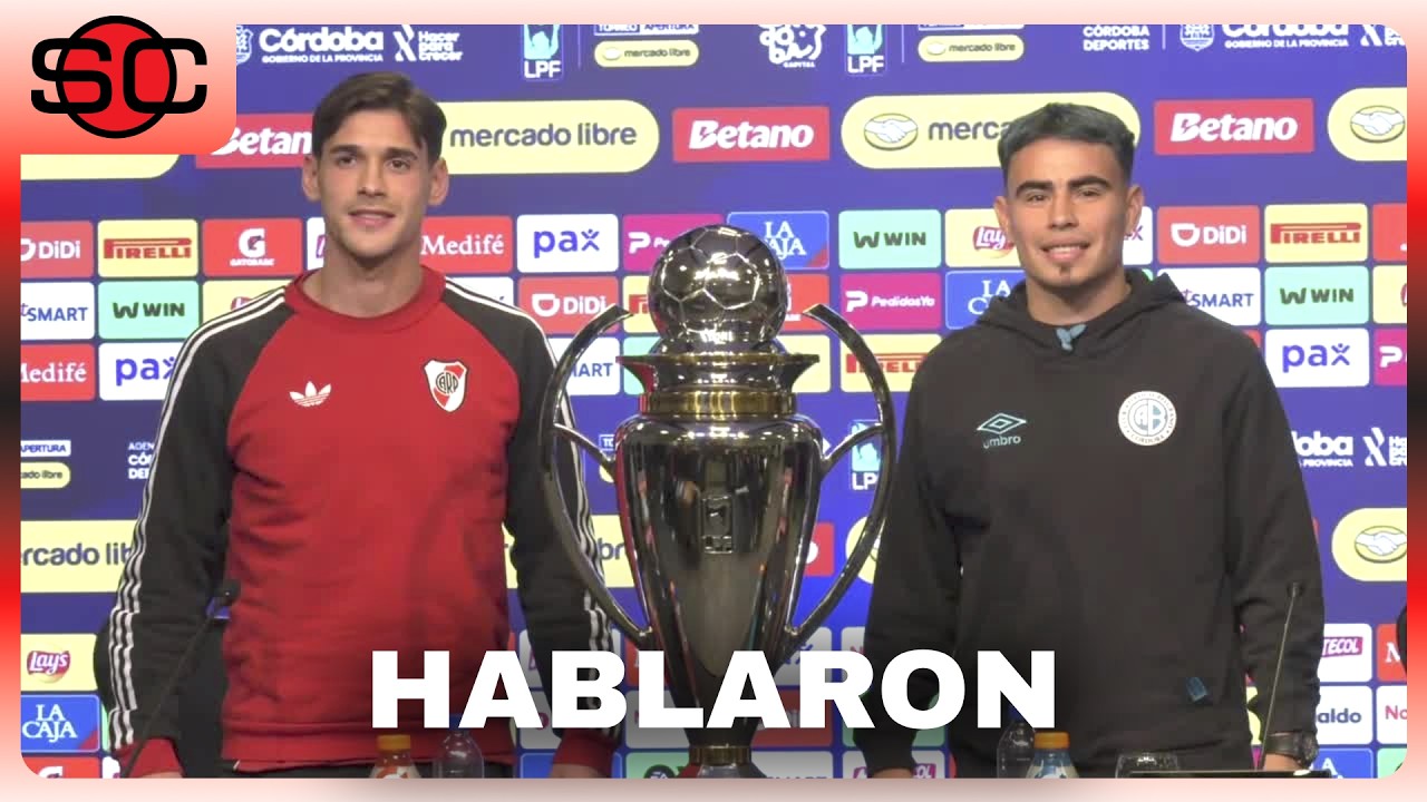 ¡LA CONFERENCIA DE MARTÍNEZ QUARTA Y ZELARAYÁN ANTES DE LA FINAL ENTRE RIVER VS. BELGRANO!