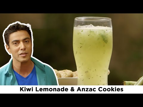 Kiwi Lemonade and Anzac Biscuits (Golden Oatmeal Cookies) Recipe with Chef Ranveer Brar