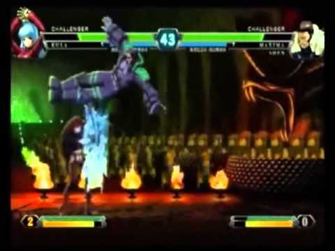 The King of Fighters XIII: K'/Shen/Kula vs. Joe/Maxima/Shen [08/15/11]