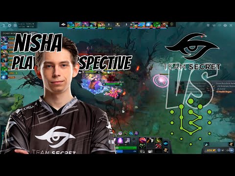 Nisha [Templar Assassin] Player perspective | TEAM SECRET VS Brame - DreamLeague Season 15 DPC