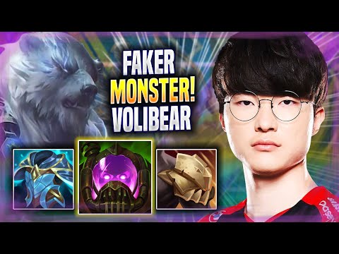 FAKER IS A MONSTER WITH VOLIBEAR! - T1 Faker Plays Volibear JUNGLE vs Graves! | Season 2022