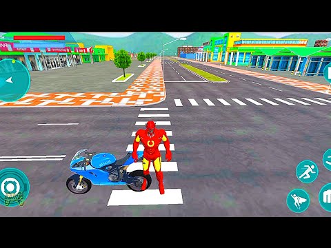 Superhero City Rescue Game 2020 - Driving Flying Car & Motorcycle - Android Gameplay
