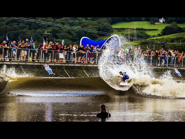 Pro Surf Contest in a Wave Pool - Red Bull Unleashed