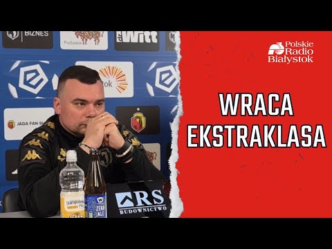 Adrian Siemieniec and Taras Romanczuk before the match WIDZEW ŁÓDŹ - JAGIELLONIA BIAŁYSTOK