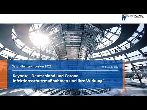Gesundheitssymposion 2022 / 10 Keynote - Prof. Dr. Hendrik Streeck