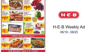 H-E-B Weekly Ad 08/19 - 08/25