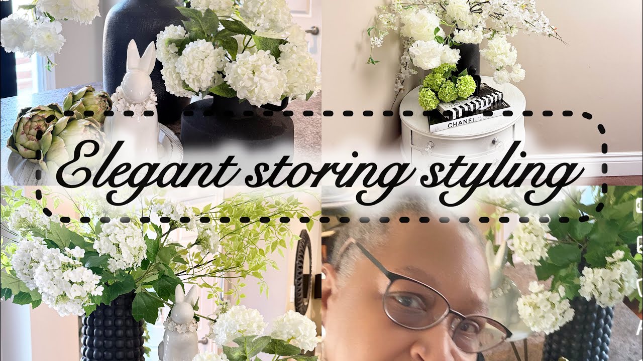 ELEGANT SPRING FLORAL ARRANGEMENT DECORATING IDEAS/ ELEGANT POP OF COLOUR 