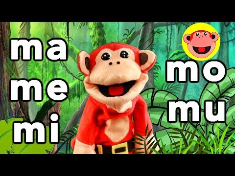 Sílabas ma me mi mo mu | El Mono Silabo | Videos Infantiles | Educación para Niños en Español