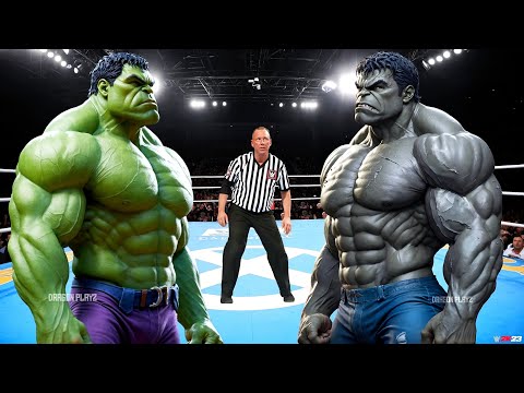 HULK VS GRAY HULK - EPIC BATTLE