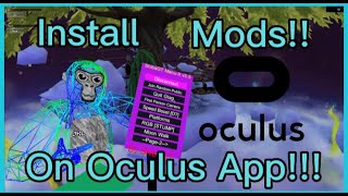 How To Install Mods On Gorilla Tag FREE!!! 2023 (OCULUS PC APP) PLAY ON YOUR MAIN ACCOUNT