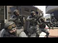 GTA 5 Online: Diamond Casino Heist NOOSE/SWAT Cutscene (Day)