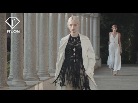 Butterflies and fringes by Alberta Ferretti, Milan Spring/Summer 2022 | FashionTV | FTV