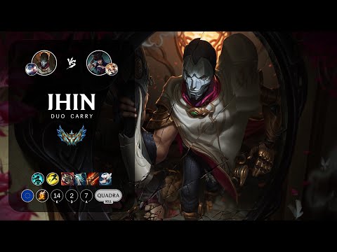 Jhin ADC vs Caitlyn - EUW Challenger Patch 13.1