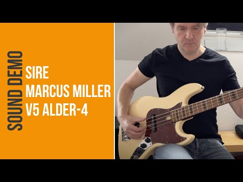 Sire Marcus Miller V5 Alder-4 VWH - Sound Demo (no talking)