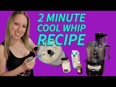 Easy Peasy 2 Minute Homemade Cool Whip - Step by Step Tutorial