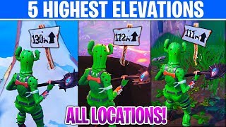 39 visit the 5 highest elevations on the island 39 all locations and week 6 challenge guide in fortnite - five highest elevations in fortnite locations