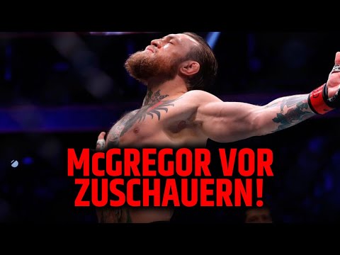 UFC Boss: "Conor McGregor wird vor ausverkaufter Halle kämpfen!"