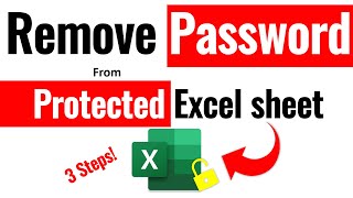 Remove Password from protected excel sheet