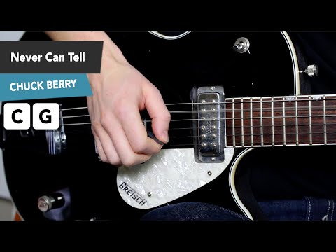 NEVER CAN TELL Easy Guitar Lesson Tutorial INTRO (Pulp Fiction)