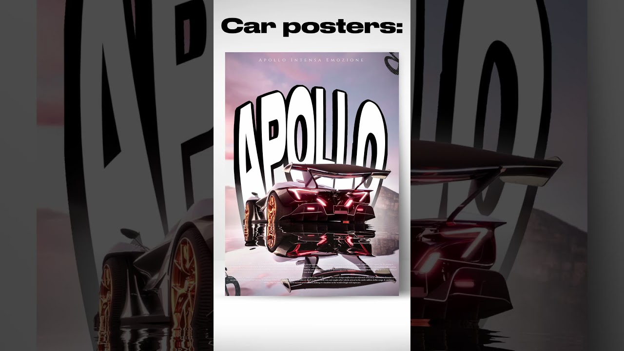 Car posters to make your room look cooler...