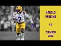 Harold Perkins Vs Clemson 2025