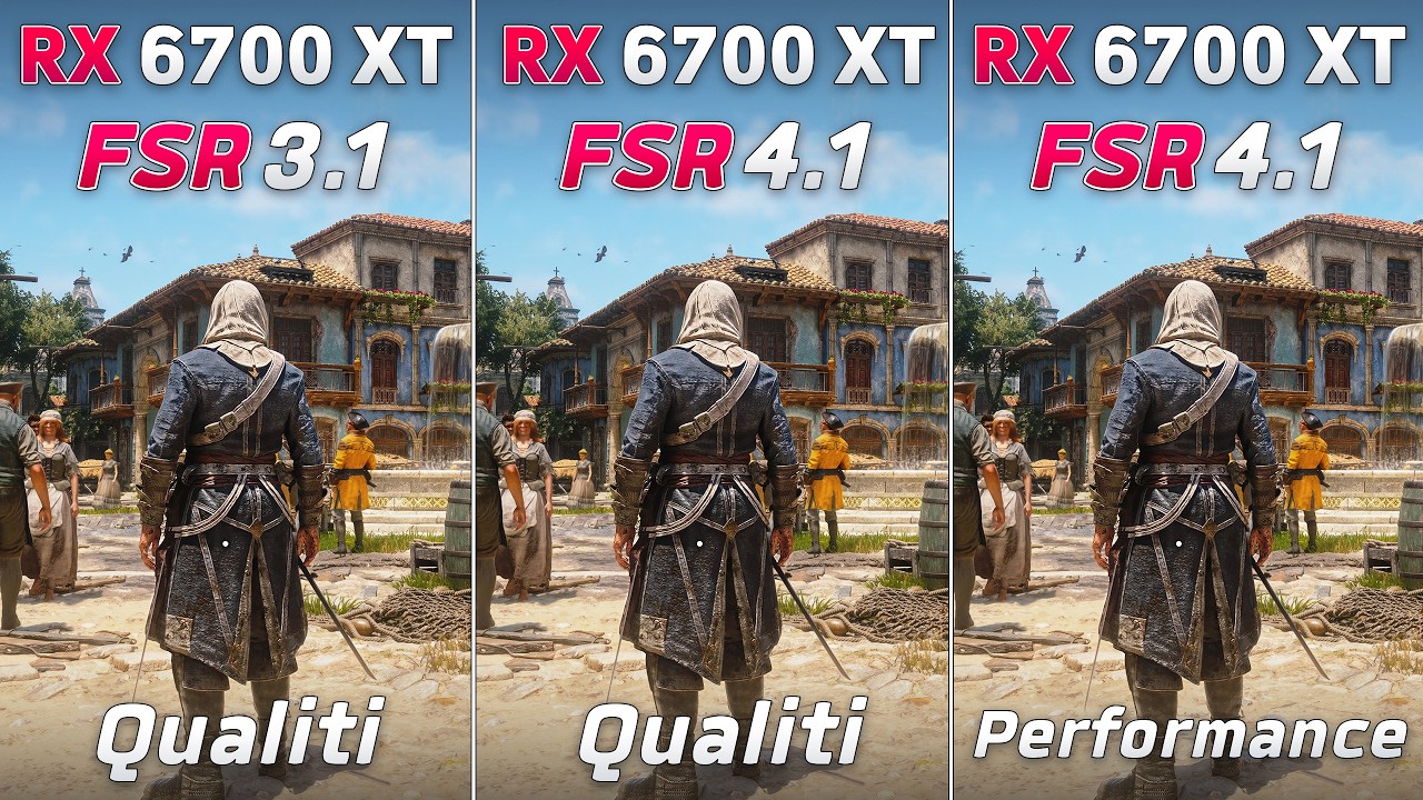 RX 6700 XT : FSR 4.1 vs FSR 3.1 - Test in 10 Games