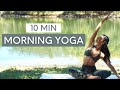 10 MIN MORNING YOGA FLOW || Stretch Routine To Wake Up & Feel Good