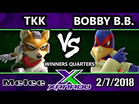 S@X 240 Melee - TKK (Fox) Vs. Bobby B.B. (Falco) - SSBM Winners Quarters - Smash Melee