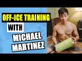 OFF-ICE TRAINING WITH MICHAEL MARTINEZ | PLYOMETRICS, STRENGTHENING ETC.