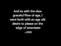 Stevie Nicks- Edge of Seventeen (Lyrics)