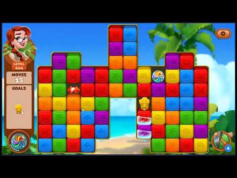 Lost Island Blast Adventure Level 444 - NO BOOSTERS 🏝️ | SKILLGAMING ✔️