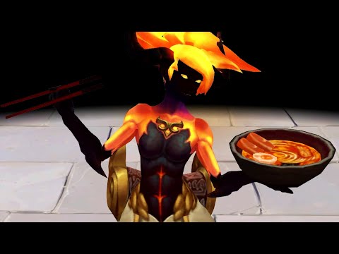 Infernal Akali Skin - Detailed Spotlight