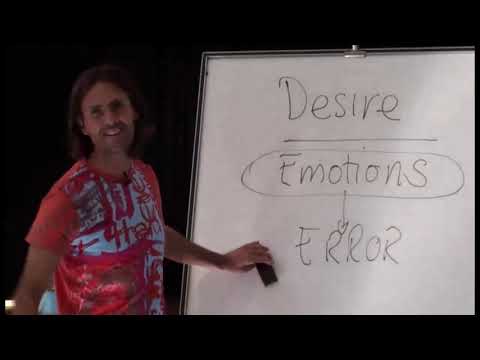 Desire and Error Emotions