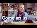 Inside My DREAM ART STUDIO Paints Palettes Plein Air Easels Inspiring Treasures