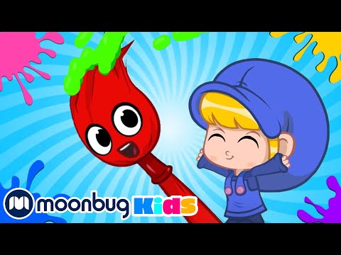 🖌 Meu Pincel Mágico 🖌 | 1 HORA DE MORPHLE! | Moonbug Kids em Português | Desenhos Animados