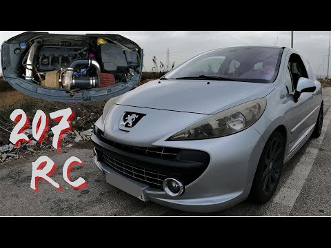 Peugeot 207 RC speed acceleration 4K