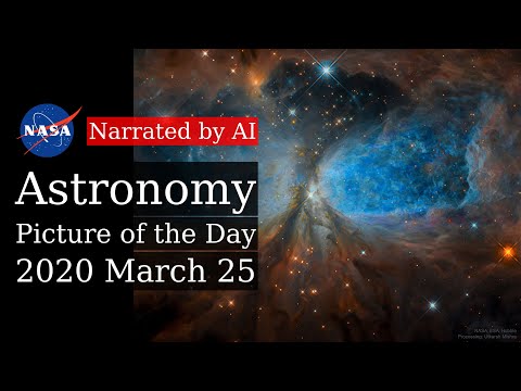 APOD: 2020-03-25 - Star Forming Region S106 (Narrated by Salli)